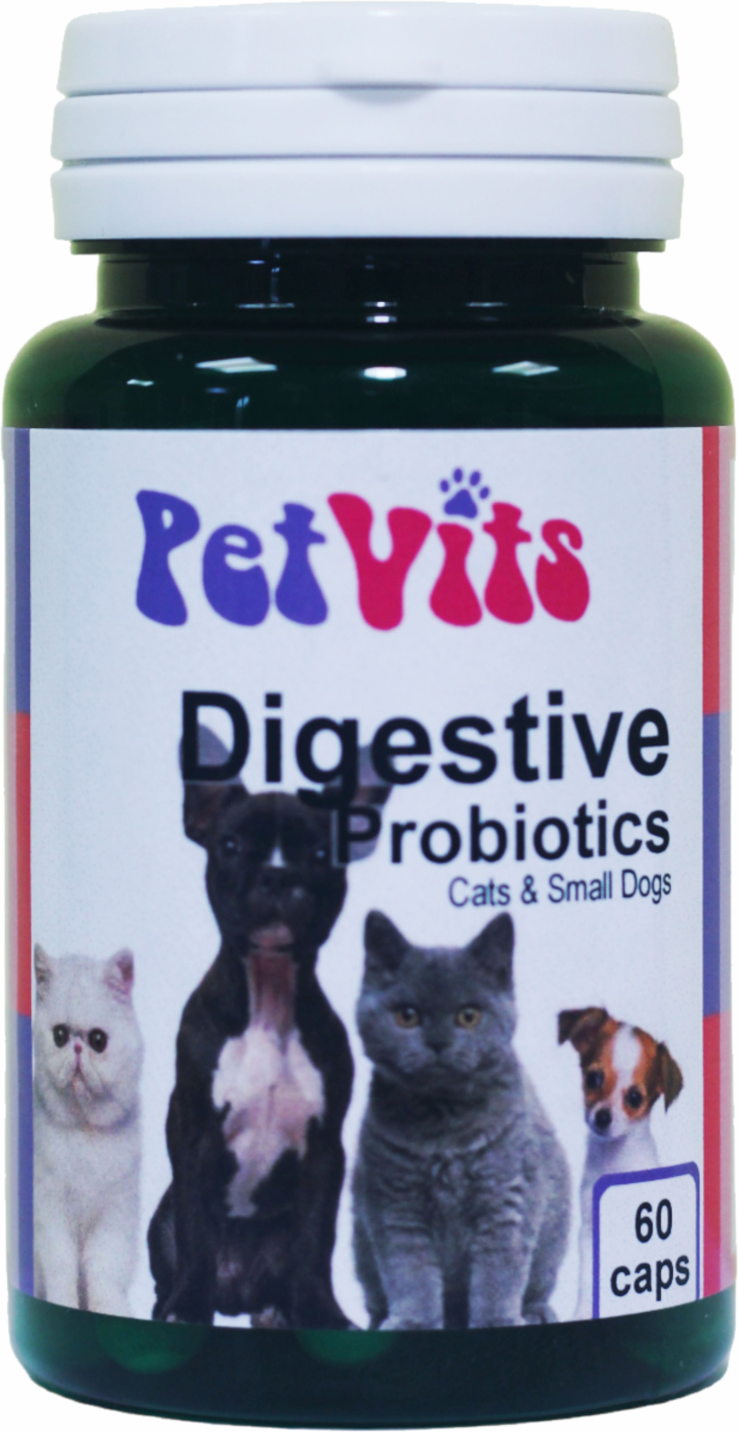 Health + Plus Ltd > PetVits > Digestive Probiotics for Cats & Small